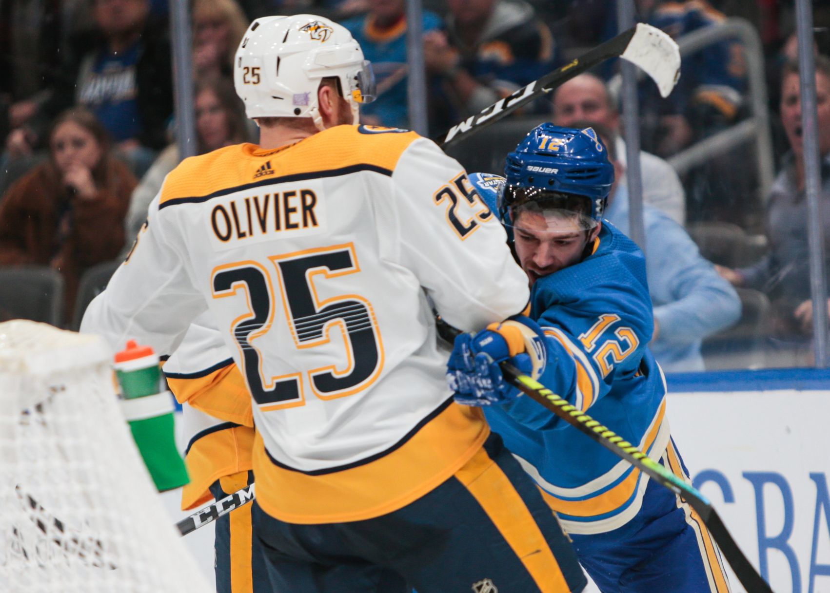 Blues take on Predators at the Enterprise Center